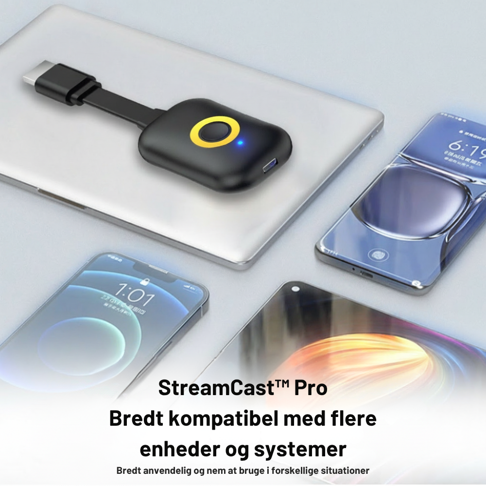 StreamCast™ Pro | Større skærmoplevelser uden Wi Fi eller besvær
