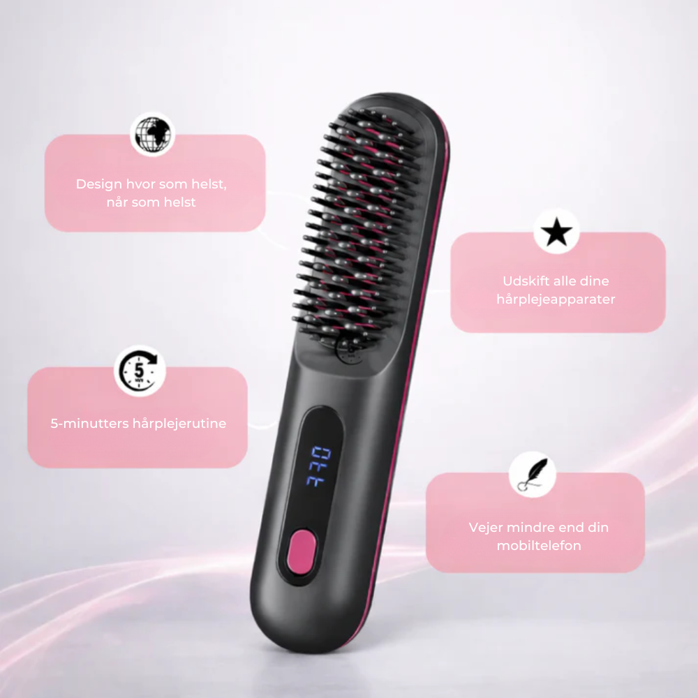 HeatBrush™ | Kort hår med volumen på få minutter
