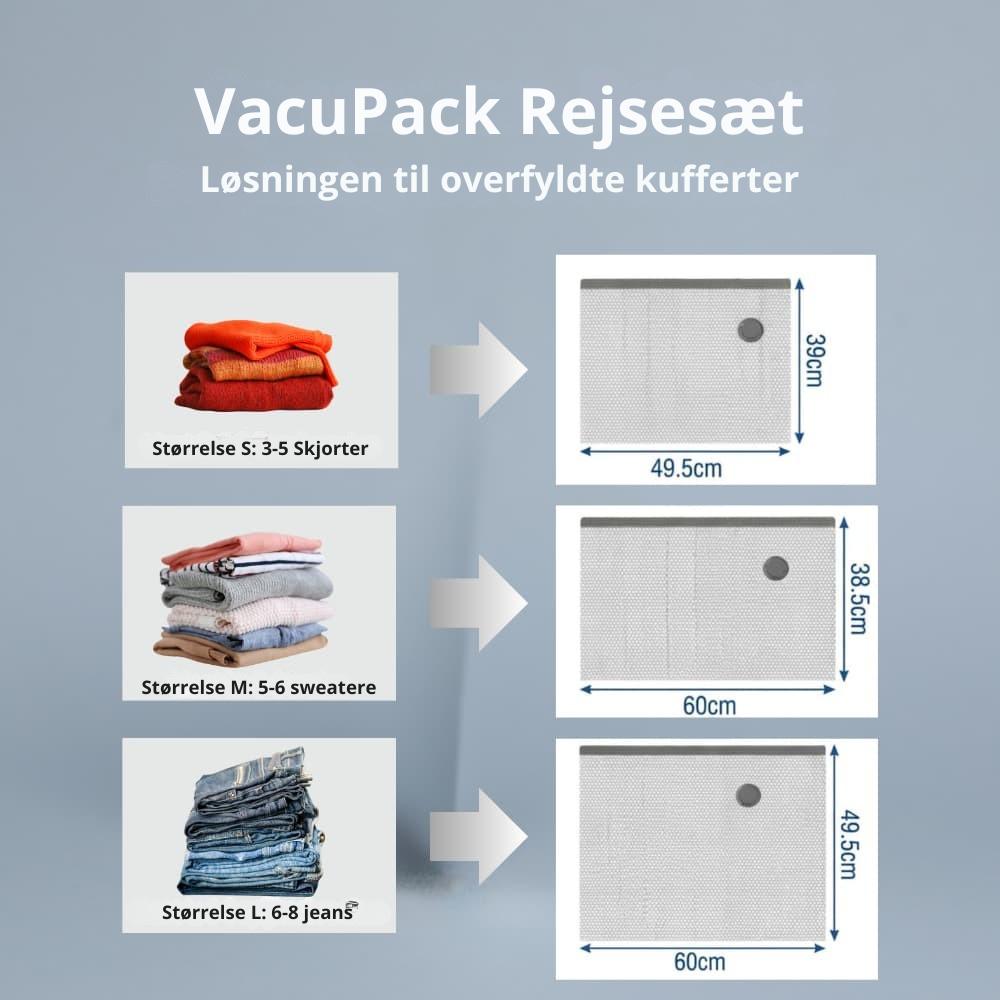 VacuPack™ | Pak smartere og få plads til meget mere