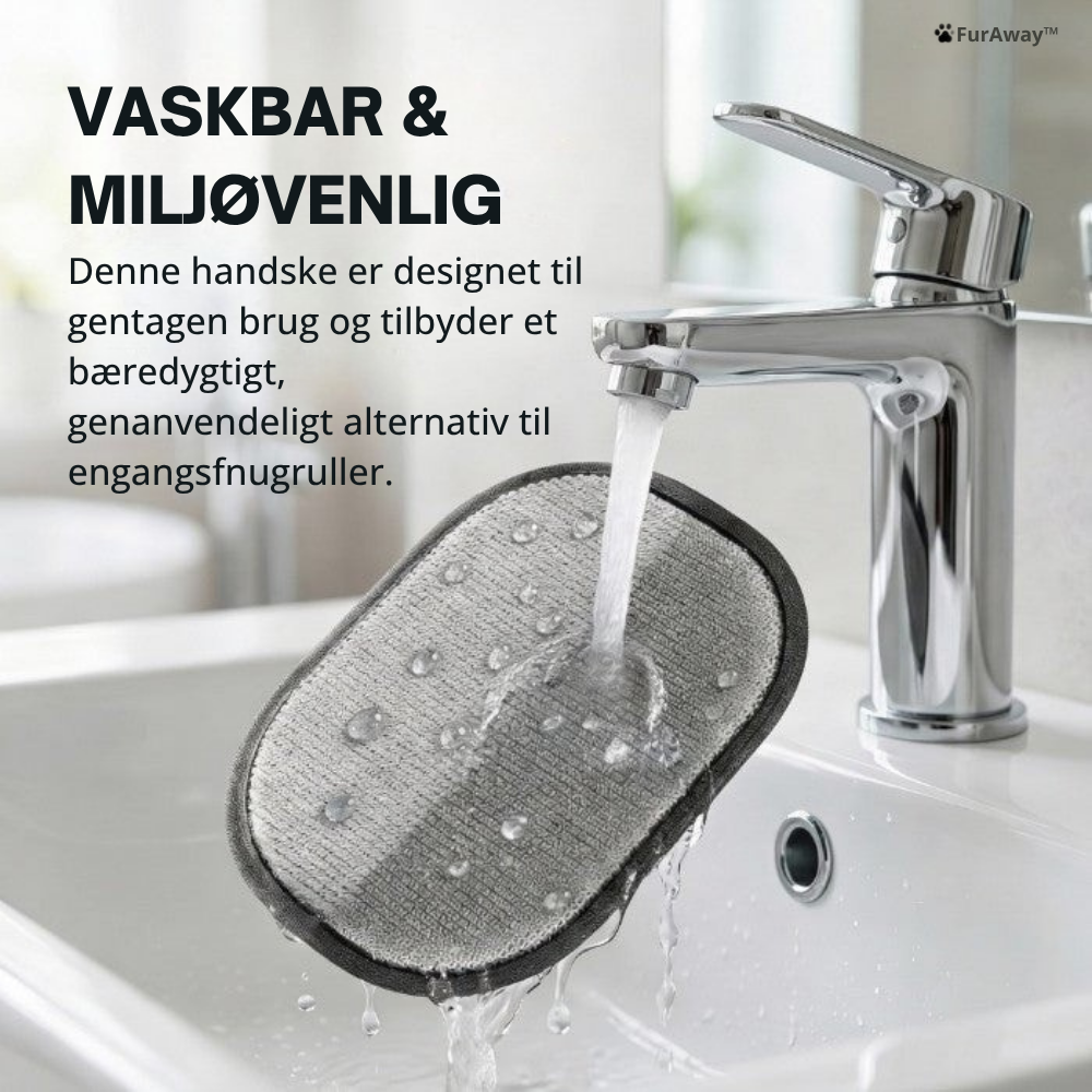 FurAway™ | Fjern dyrehår hurtigt uden ruller og spild