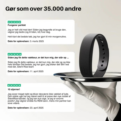 SilentRise™ | Den smarte vibrerende vækkeur til dybdesovere🌙