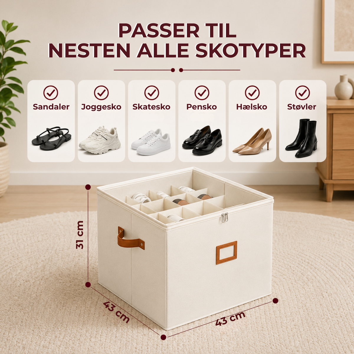 SkoBoks™ | Find dine sko uden at lede efter dem