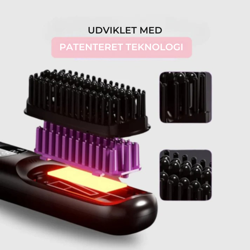 HeatBrush™ | Salon-blødt hår når som helst, hvor som helst