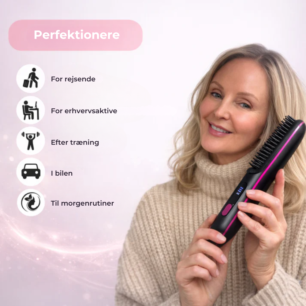 HeatBrush™ | Kort hår med volumen på få minutter