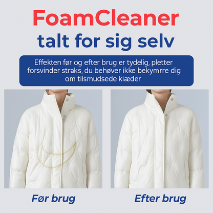 FoamCleaner™ | Hurtig pletfjerner uden vand og skrubning!