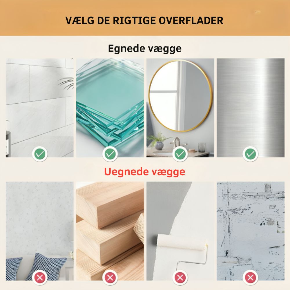 GripRack™ | Praktisk opbevaring uden boring – hold køkken og badeværelse ryddeligt