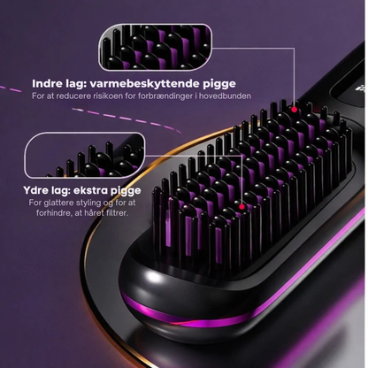 HeatBrush™ | Salon-blødt hår når som helst, hvor som helst