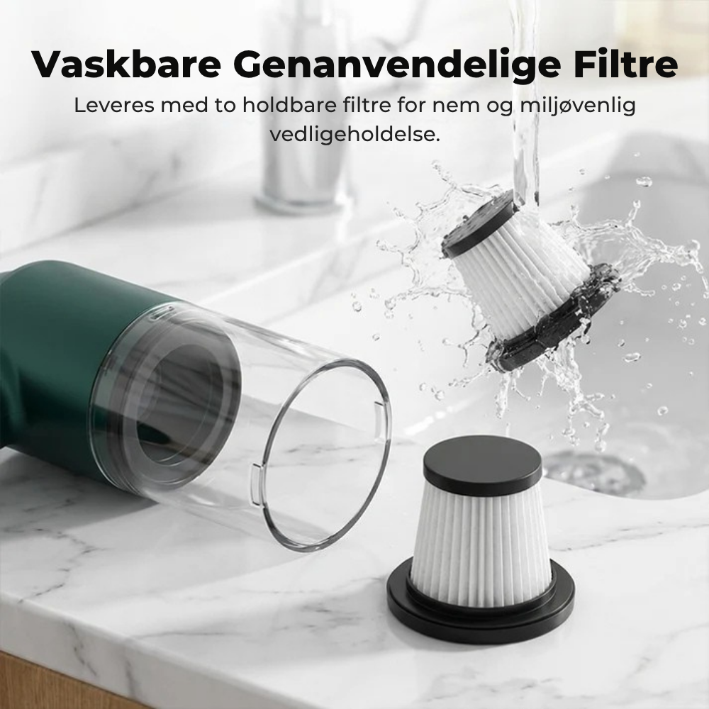 AutoVac™ Pro | Kompakt bilstøvsuger til hurtig rengøring overalt