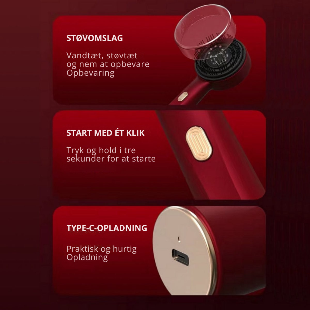 GlowBrush™ | Få fyldigere og længere hår på 60 dage