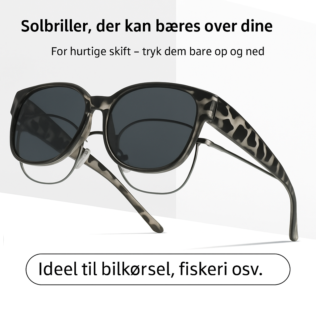 Shaydz™ | Solbriller med UV400-beskyttelse, velegnede til briller