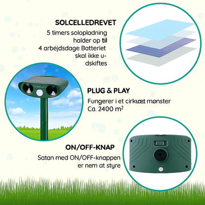 SolarDrive™ | Anti-Djur Skrämmare