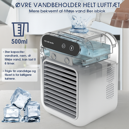 MiniCool™ | Bærbar Aircondition med Køle- og Fugtfunktioner