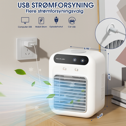 MiniCool™ | Bærbar Aircondition med Køle- og Fugtfunktioner