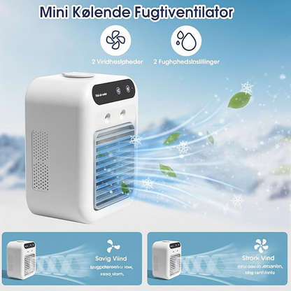 MiniCool™ | Bærbar Aircondition med Køle- og Fugtfunktioner
