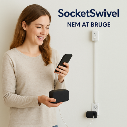 SocketSwivel™ | Forlænger for nem adgang og bekvemmelighed