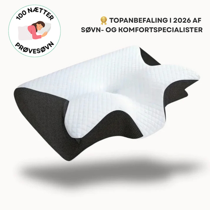 ErgoPillow™ | Vågn uden spændingshovedpine – ergonomisk støtte hele natten