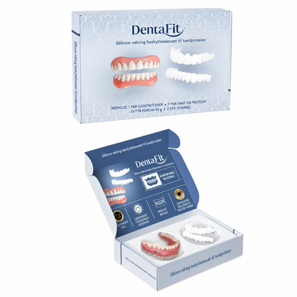 DentaFit™ | Det perfekte og øjeblikkelige smil, uden smerte og uden aftale