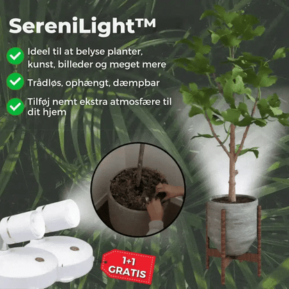 SereniLight™ | Trådløs LED-spotlight for mere atmosfære i hjemmet