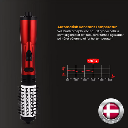 VoluBrush™ | Hemmeligheden bag perfekt hår derhjemme på bare 5 minutter