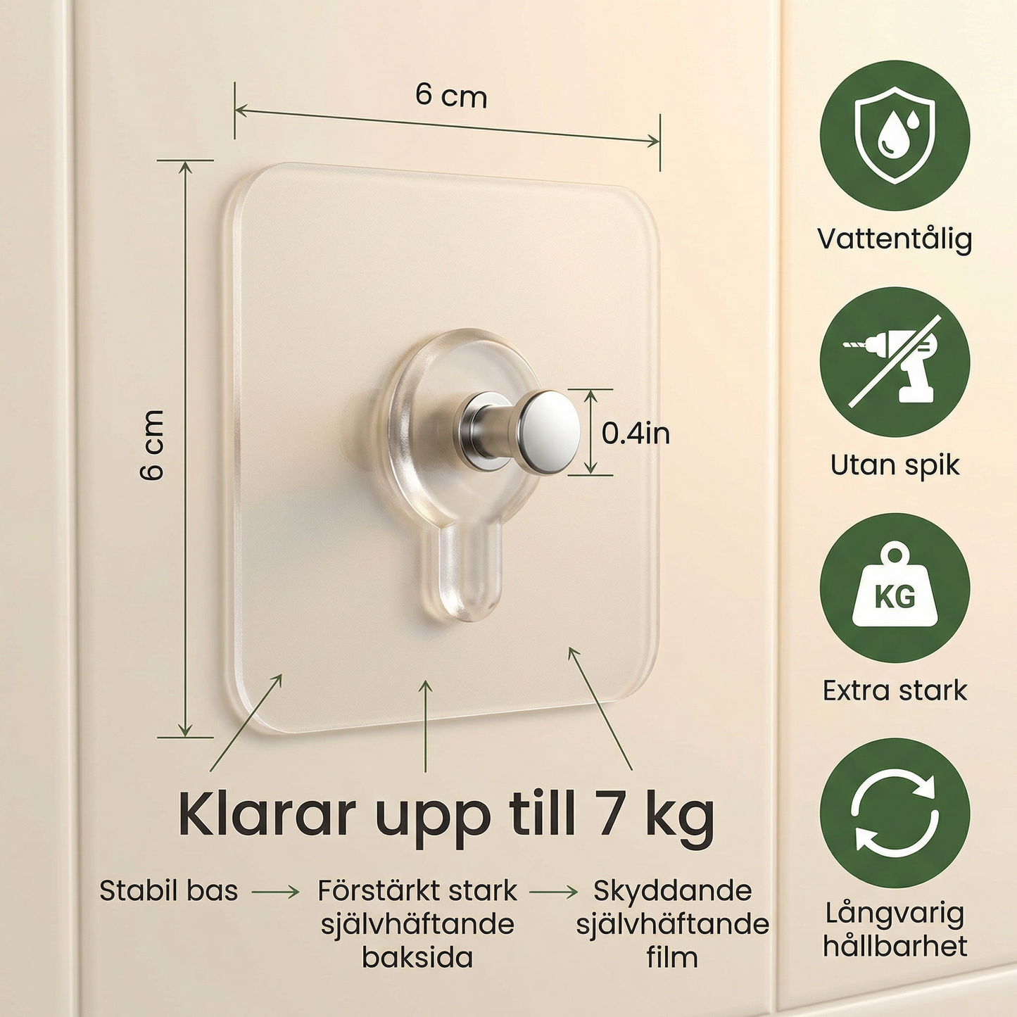 HoldFast™ | Stærkt ophæng uden huller eller besvær