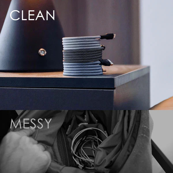 MagCable™ 1.5 mtr | Magnetisk anti-fnidderkabel 1+1 GRATIS