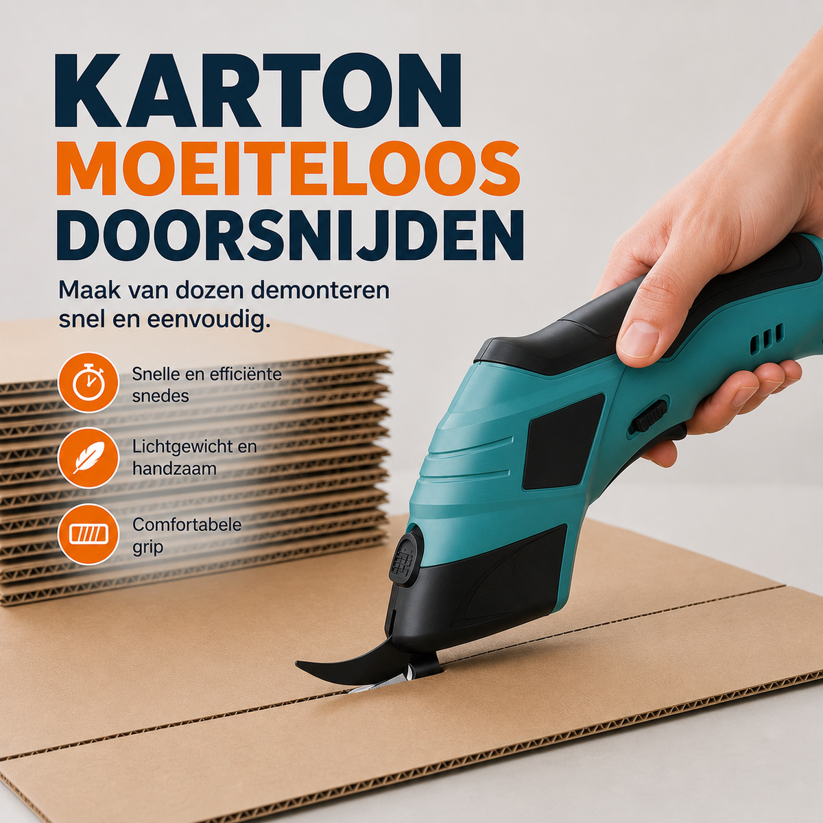EasyCut Pro™ | Skær pap uden at slide hånden op