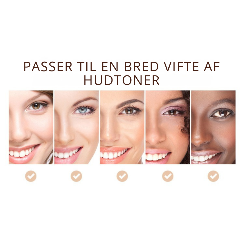 TrueTone™ | Farvevekslende foundation - Kun 1 farve til alle hudtoner!