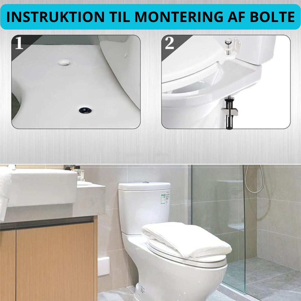 FastBolt™ | Fastgør dit toiletsæde