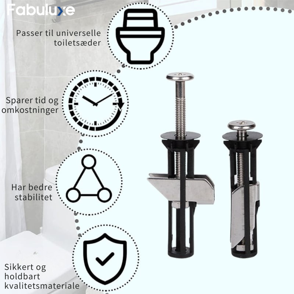 FastBolt™ | Fastgør dit toiletsæde
