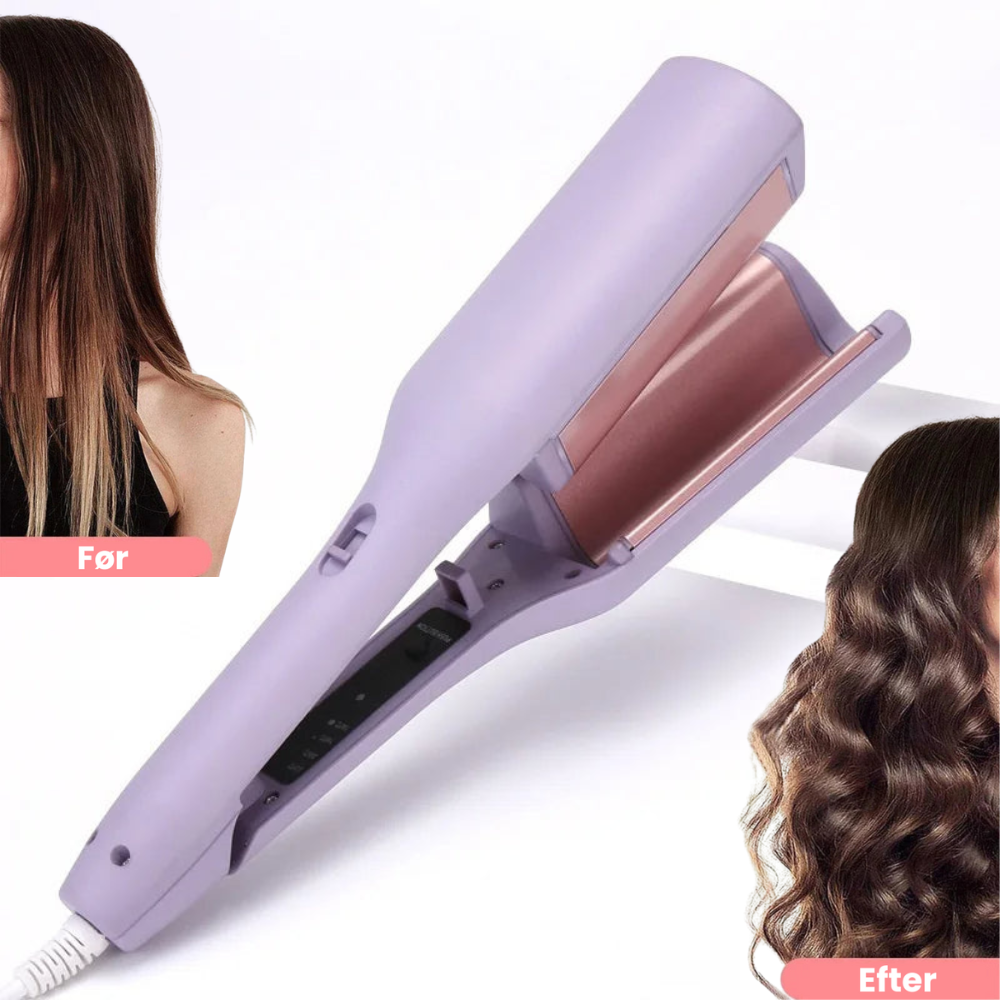WaveLuxe™ | 🔥V-type opvarmet krøllejern💖