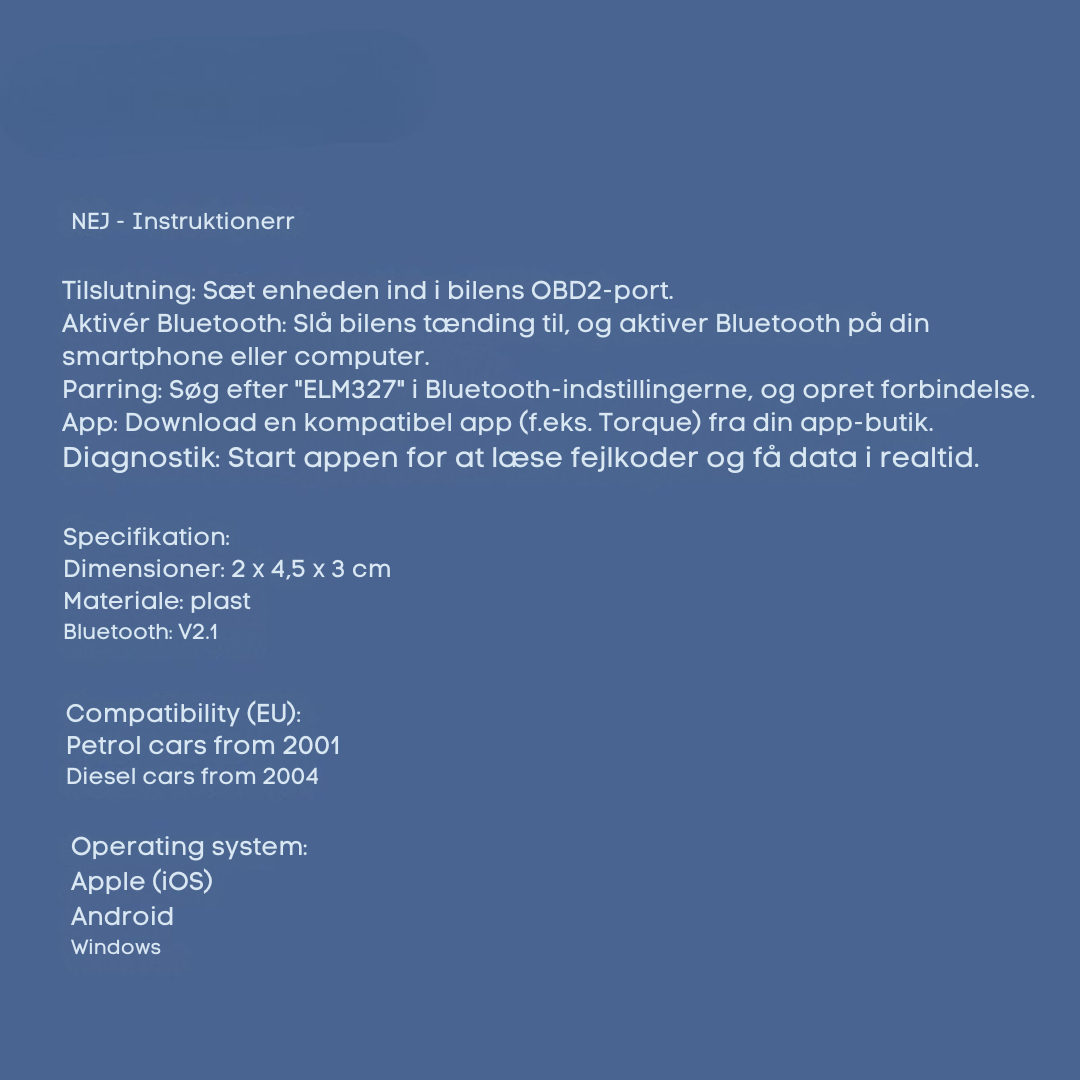 AutoIQ™ | Bluetooth OBD2 Scanner