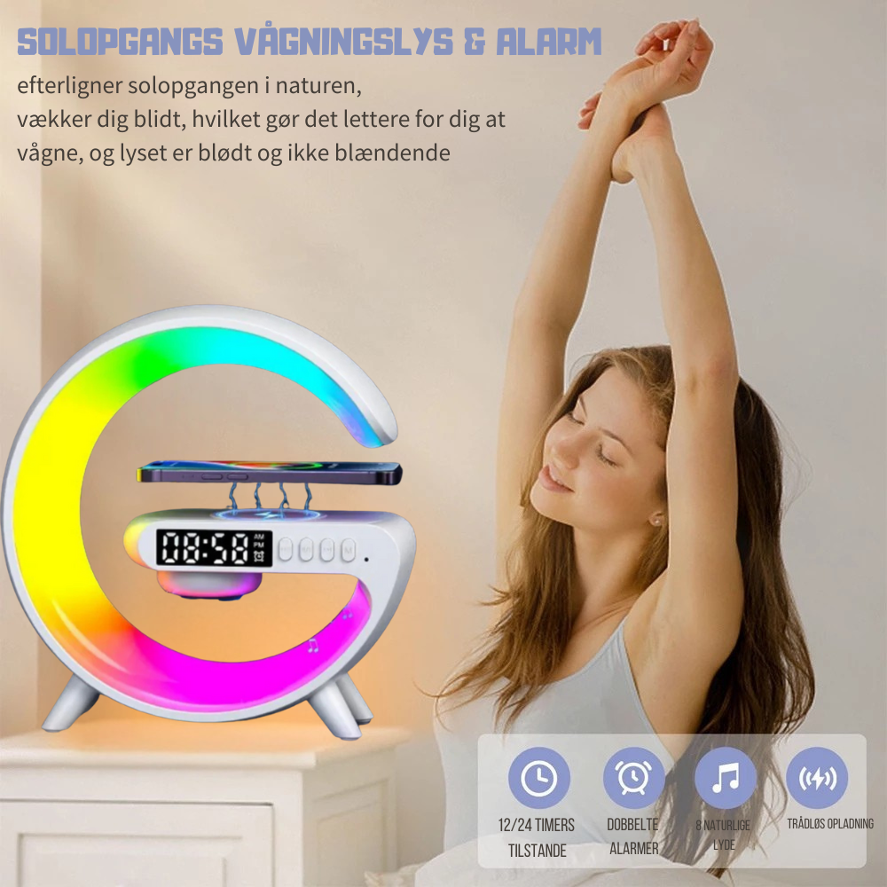 SoundGlow™ | Vågn blidt op til lys, varme og en bedre start på dagen