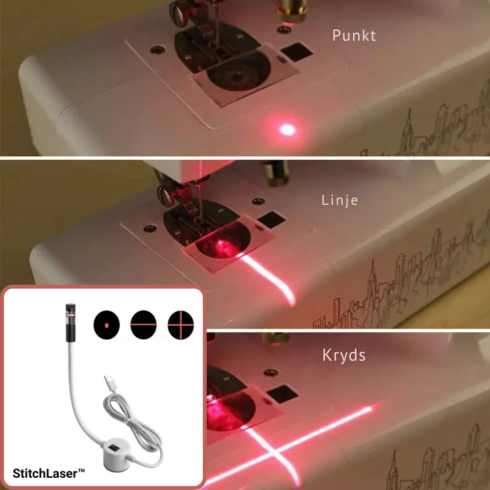 StitchLaser™ | Sy lige og roligt – uden at kæmpe med stoffet