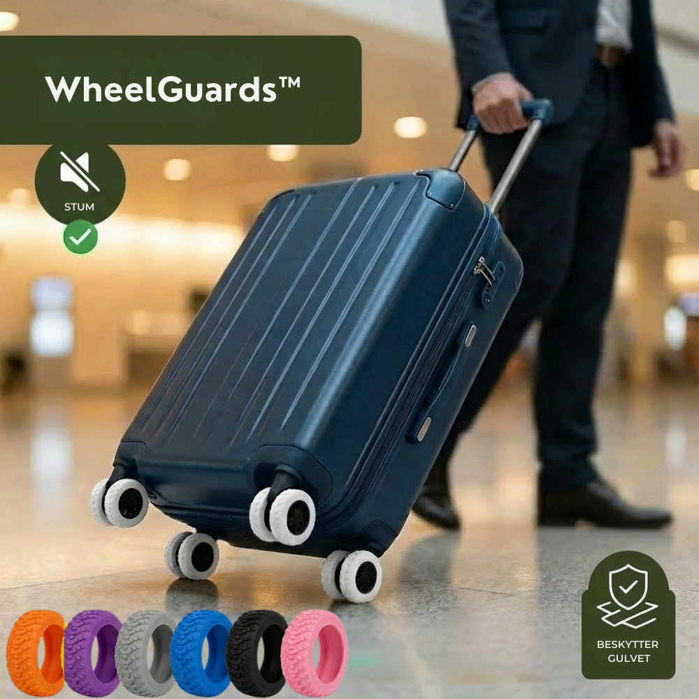 WheelGuards™ | Beskyt dine kufferthjul og rejs mere roligt