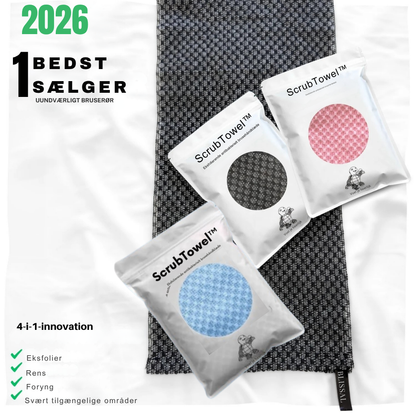 ScrubTowel™ | Få en ryg der bliver ordentligt ren