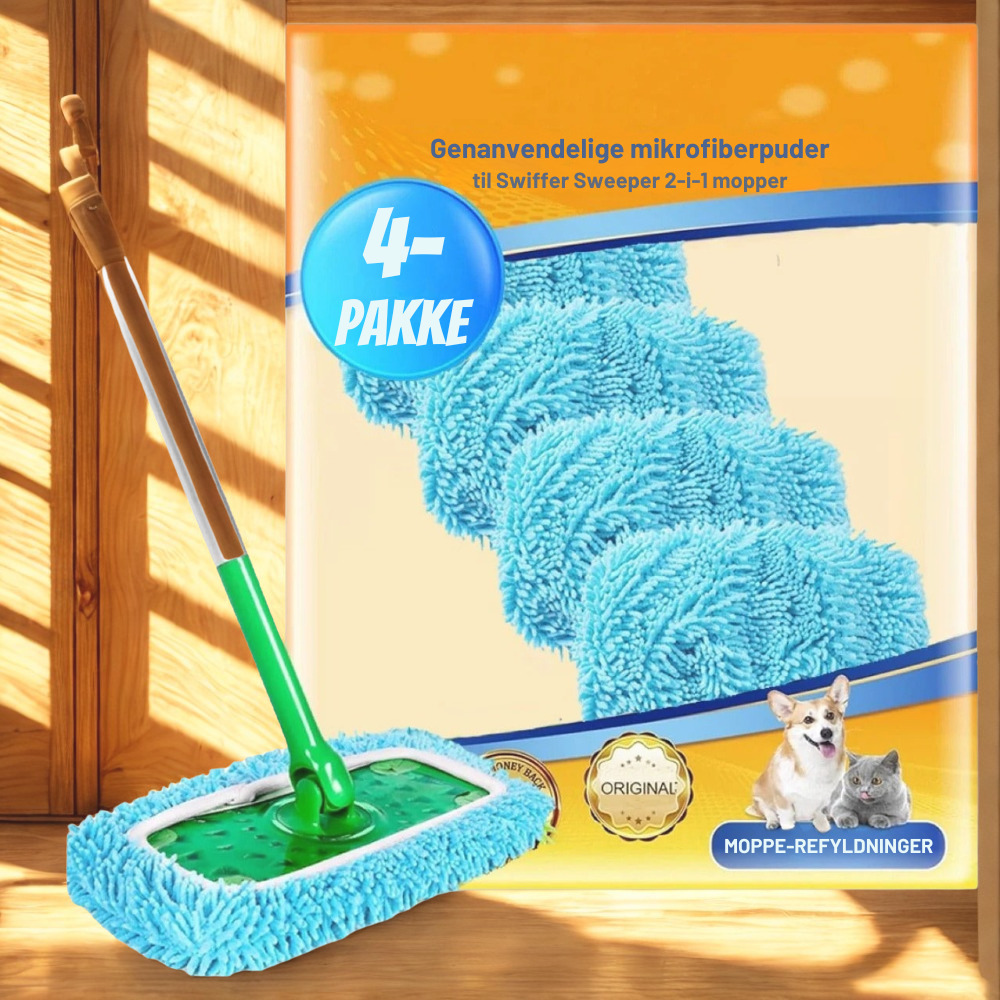 EcoMoppe™ | Spar penge og drop engangspads
