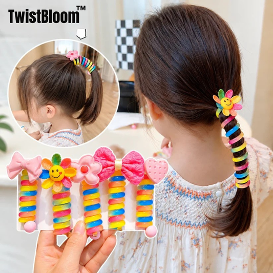 TwistBloom™ | Farverige spiraler gør hverdagsfrisuren meget sjovere