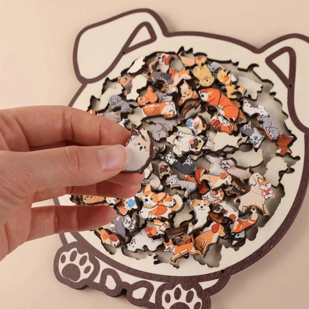 PawPuzzle™ | Dekorativt hundepuslespil med hygge og personlighed