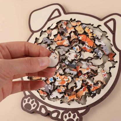 PawPuzzle™ | Dekorativt hundepuslespil med hygge og personlighed