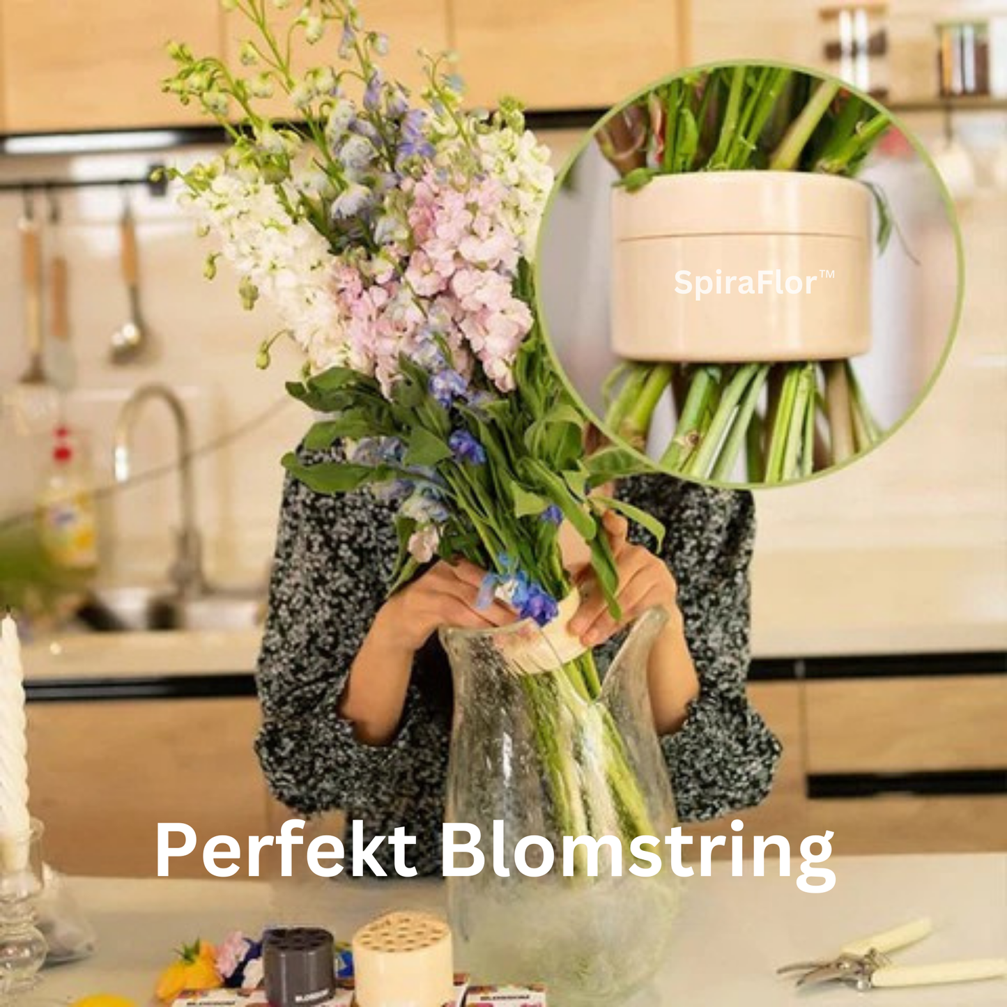 SpiraFlor™ | Ikebana Blomster-spiralholder