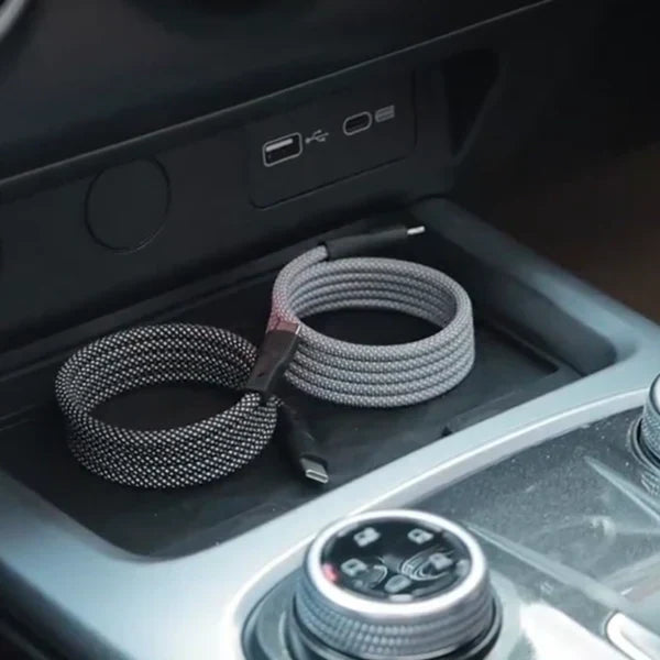 MagCable™ 1.5 mtr | Magnetisk anti-fnidderkabel 1+1 GRATIS