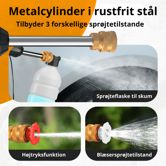 VoomWash™ | Genopladelig højtryksrenser