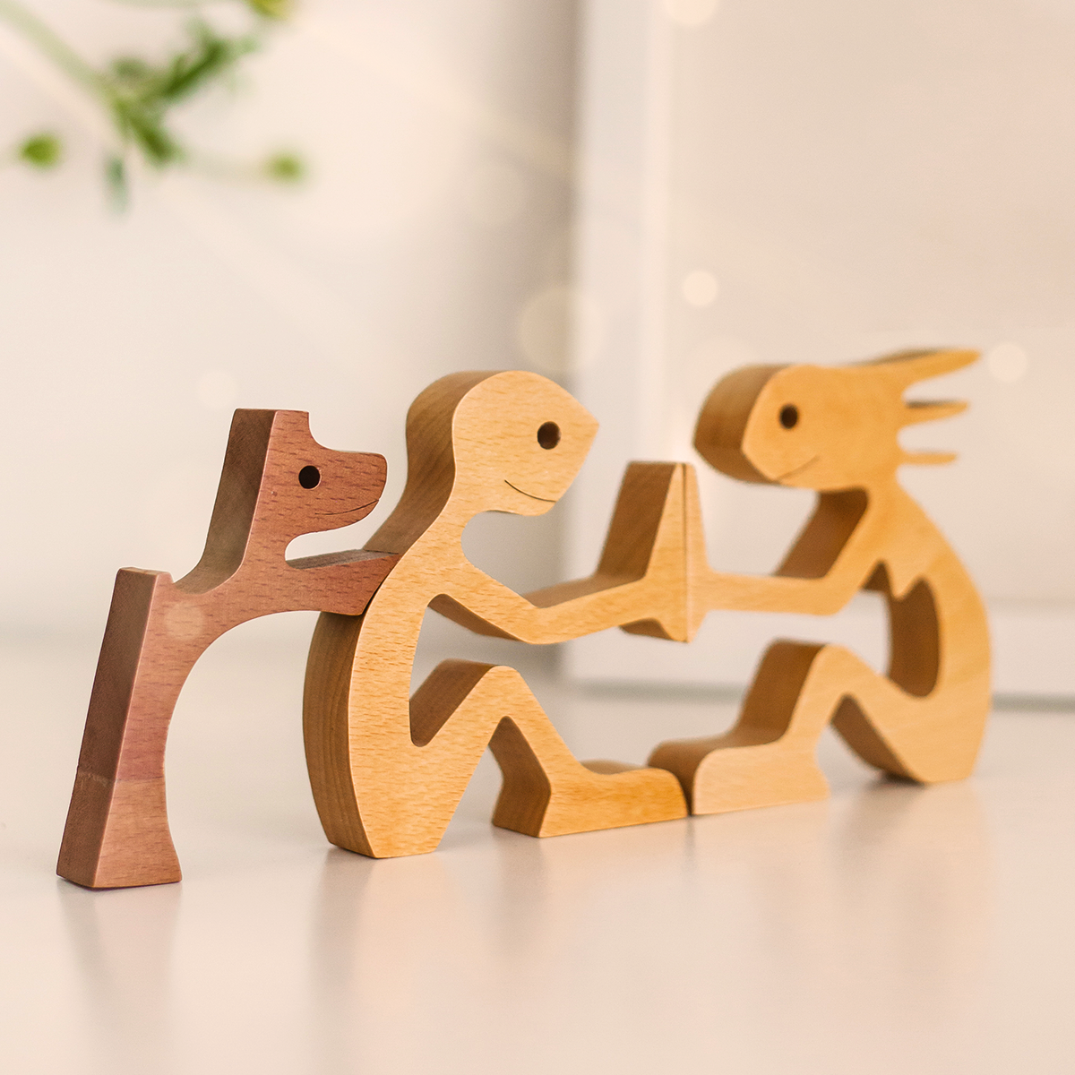 PetLove™ | Udskæringer og skulpturer af kæledyr i træ til din boligindretning