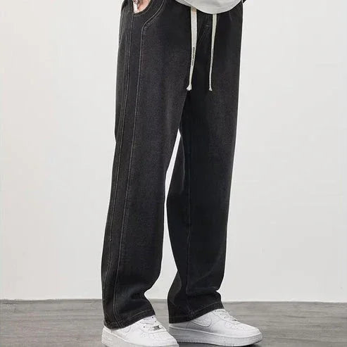StreetFit™ | Moderne loose fit jeans med længere silhuet