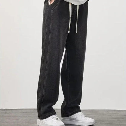 StreetFit™ | Moderne loose fit jeans med længere silhuet
