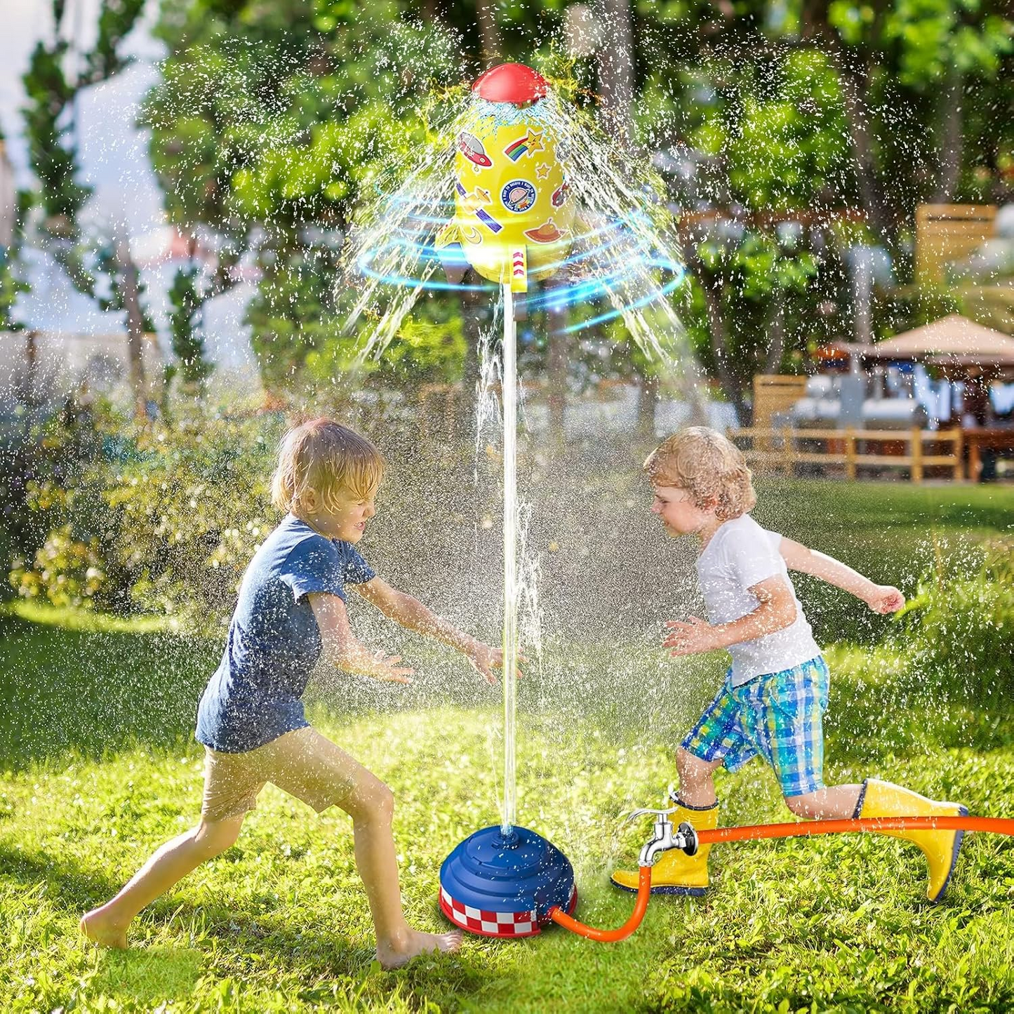 KidSplash™ | Den flyvende vandraket til endeløs sommerleg!