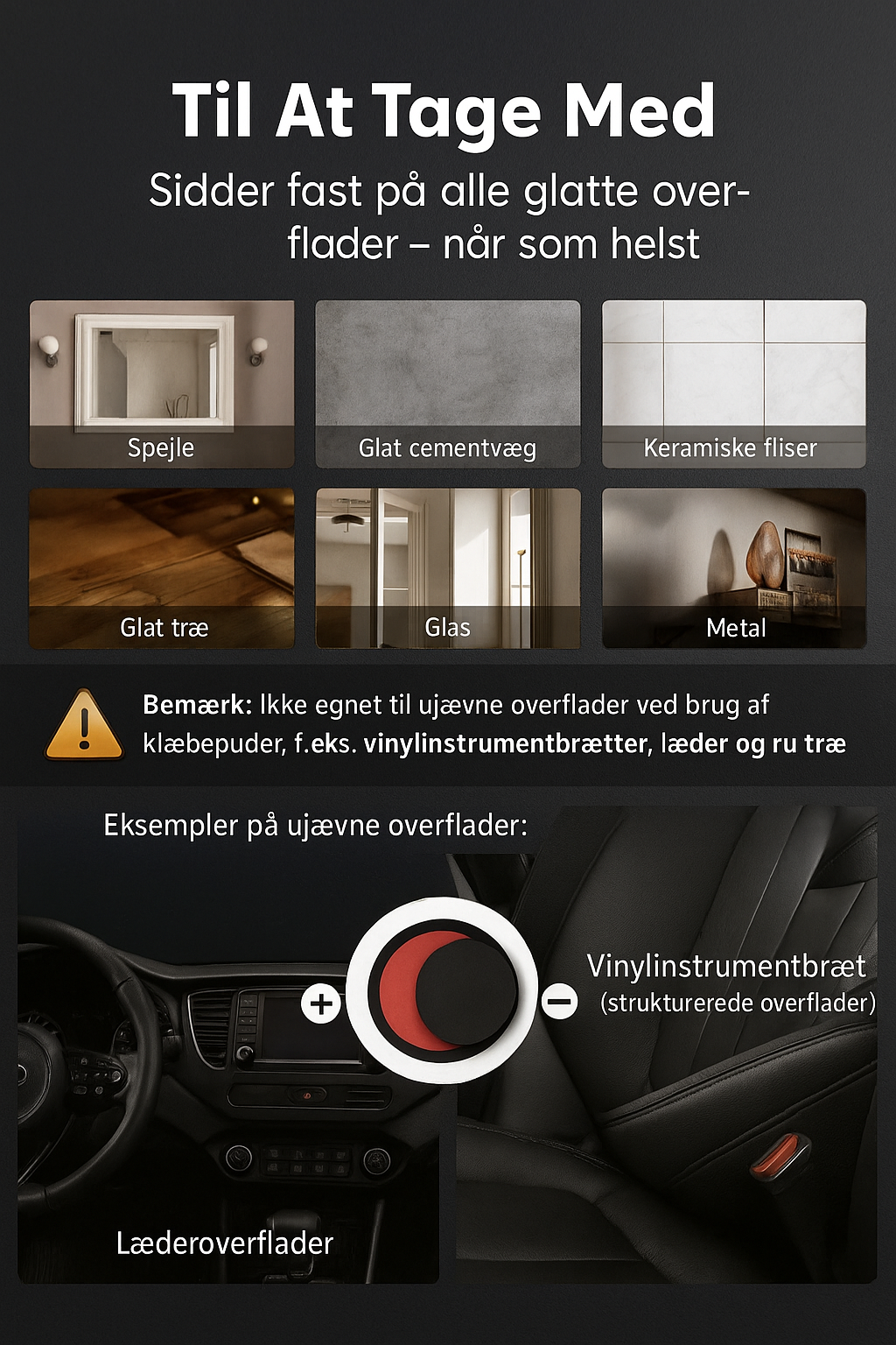 MagLock™ 360° | Sammenklappelig Magnet-Håndholdt Holder